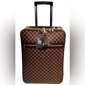 Louis Vuitton Pegase Legere Damier Ebene Unisex Suitcase Travel Bag SR2021 🍁